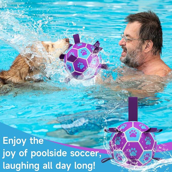 QDAN Dog Toys Soccer Ball - Image 2