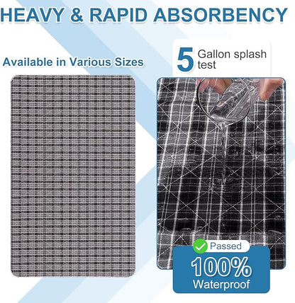 OUTCREATOR® Washable Bed Pads 34" x 56", Incontinence Mattress Protector - Image 2