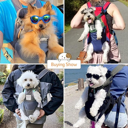 Dog Carrier Backpack, Pet Front Carrier Backpack Legs Out Dog Chest Carrier - Image 6