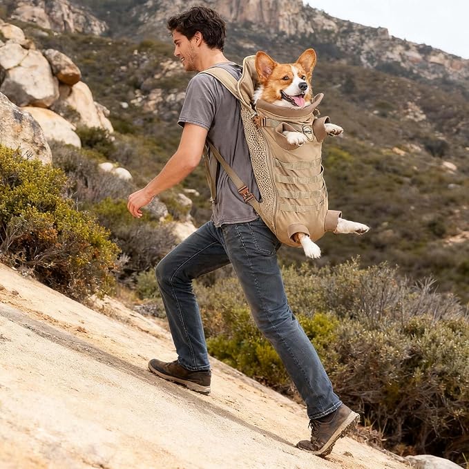FLAdorepet Dog Carrier Tactical Backpack - Image 2