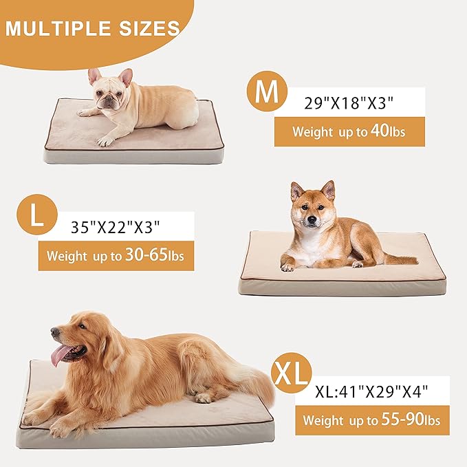 Orthopedic Memory Foam Dog Bed, Cooling Dog Beds - Image 5
