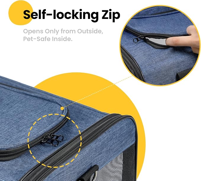 Cat Carrier Airline Approved, Soft-Sided Dog Carrier - Image 3