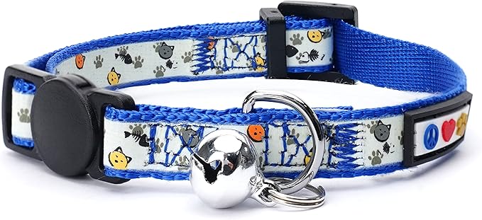 Pawtitas Glow in The Dark Cat Collar by Pawtitas
