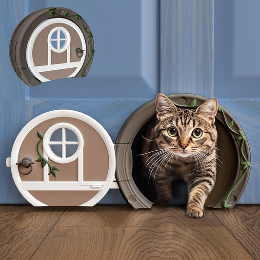 Gnome® Door Cat Door for Interior Doors by PurrfectPortal