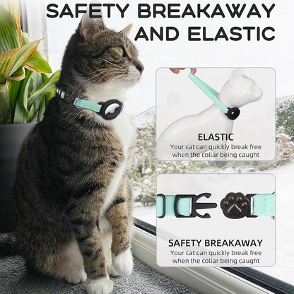 AirTag Cat Collars, Stretchy Collar - Image 4