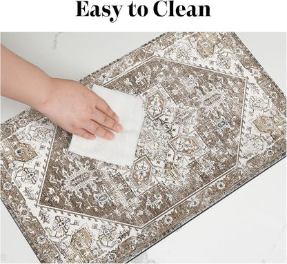 Dog Food Mats for Floors, Absorbent Dog Bowl Mat for Food and Water Dispenser - Image 7
