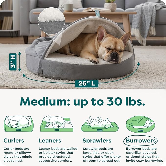 Furhaven 26" Round Orthopedic Dog Bed - Image 3