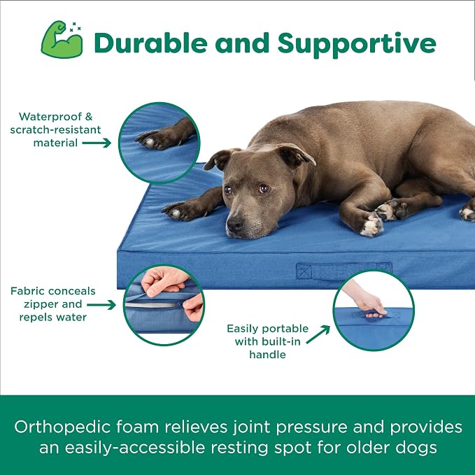 FurHaven Cooling Dog Bed – Large Foam Mattress - Image 7
