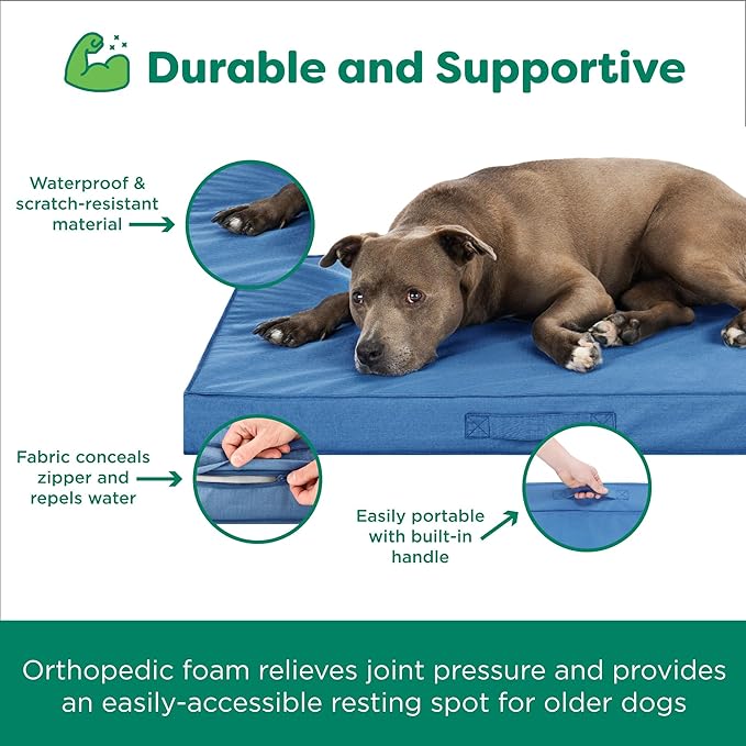 FurHaven Cooling Dog Bed – Medium Foam Mattress - Image 7