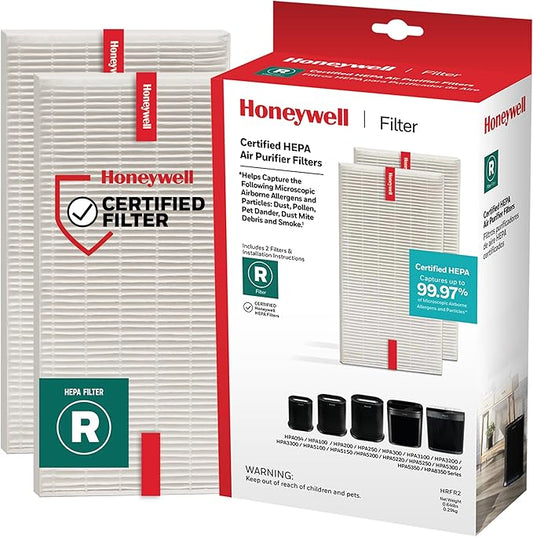 Honeywell HEPA Air Purifier Filter R, Pet Dander, and Dust by HoneywellPluggedIn