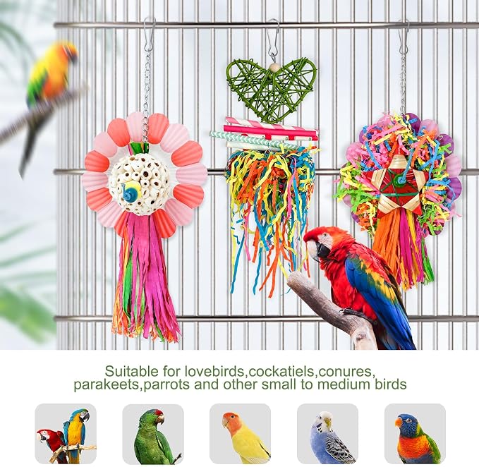 Bird Toys, Lovebird Cockatiel - Image 6