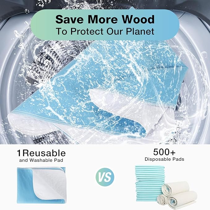 Washable Waterproof Underpads, Car Seat, Wheelchair, Small Size - Image 5