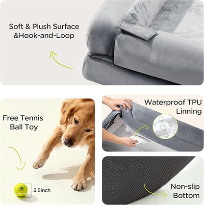 Orthopedic Dog Beds for Large Medium Dogs, Big Waterproof Memory Foam Pet Couch - Image 6