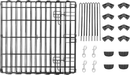 Amazon Basics Foldable Octagonal Metal Exercise Pen - Image 6
