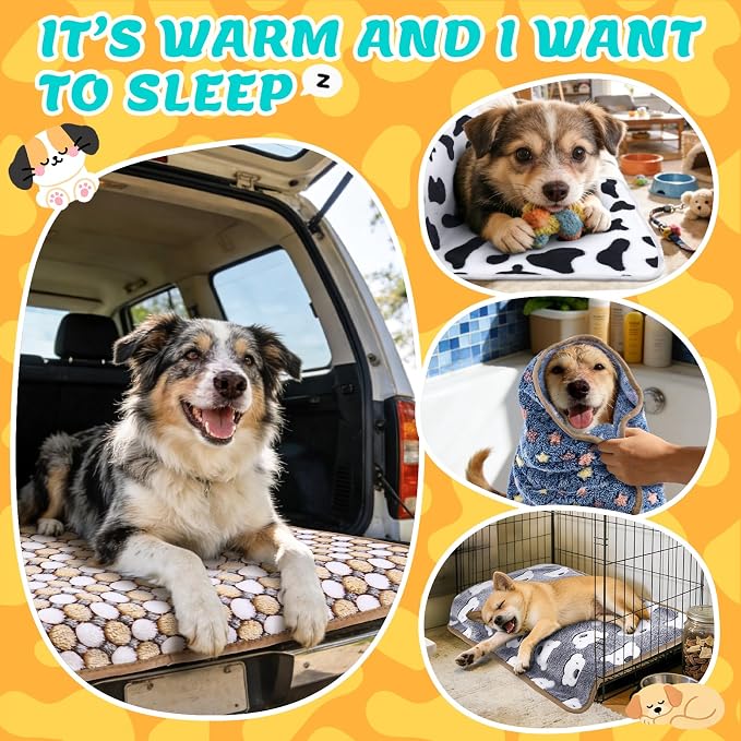 6 Pcs Guinea Pig Blankets Bedding Small Animal Cage Liners Sleep Mat Absorbent - Image 6