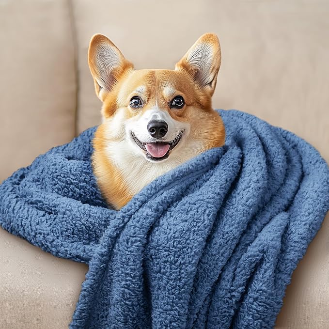 Luciphia 1 Pack 3 Calming Dog Blanket Fluffy Premium Fleece Pet Blankets Soft - Image 6