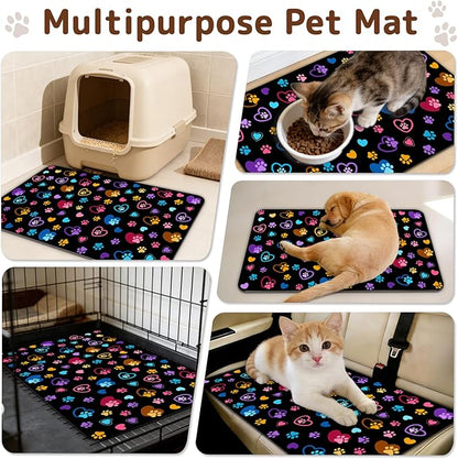 Dog Food Mat for Bowls, Absorbent Quick Dry Dog Cat Mats for Food and Water - Image 6