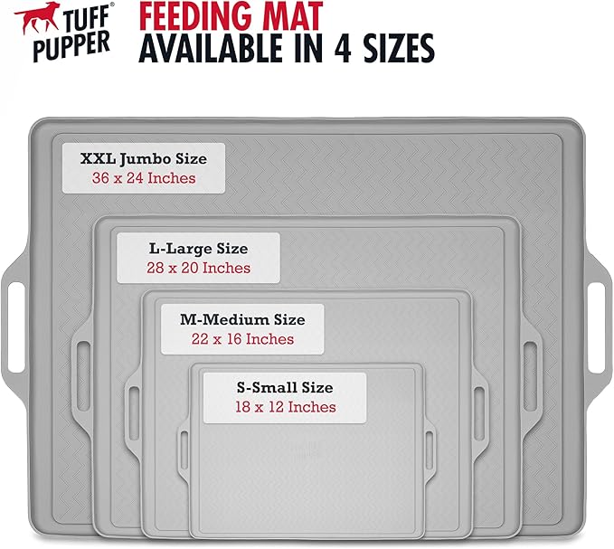 Tuff Pupper 28x20 Large Dog Feeding Mat - Image 6