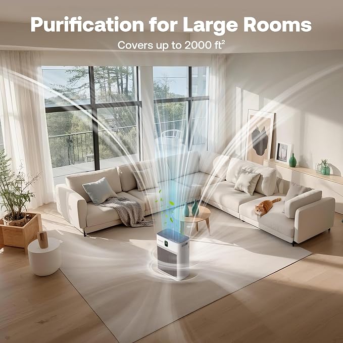 Trucozie T554 Air Purifier for Home Up to 2000 Ft² in 1 Hr - Image 8
