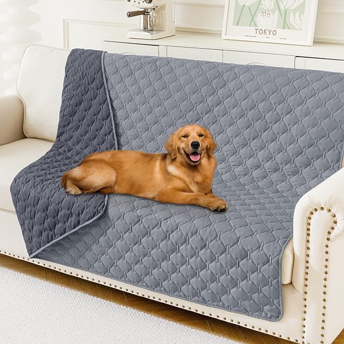 Smiry Waterproof Dog Bed Cover Blanket, Soft Reversible Pet Blanket, Washable by Smiry