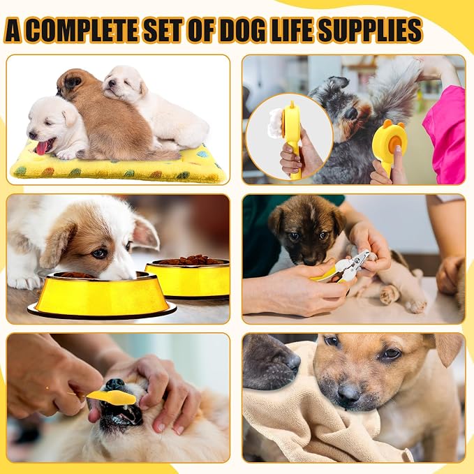 Abbylike 50 Pcs Puppy Supplies Starter Kit - Image 3