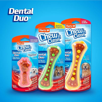 Hartz Chew 'n Clean Dental Duo Dog Treat & Chew Toy, Color Varies, Extra Small - Image 6