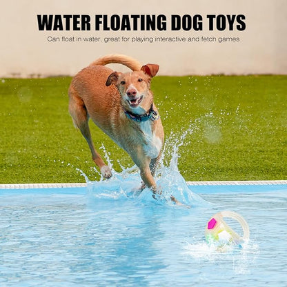 Dog Toy Ball with Handle, Toss and Fetch Play, Interactive Ball - Image 7