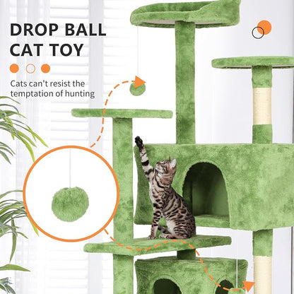 BestPet 54in Cat Tree Tower for Indoor Cats - Image 3