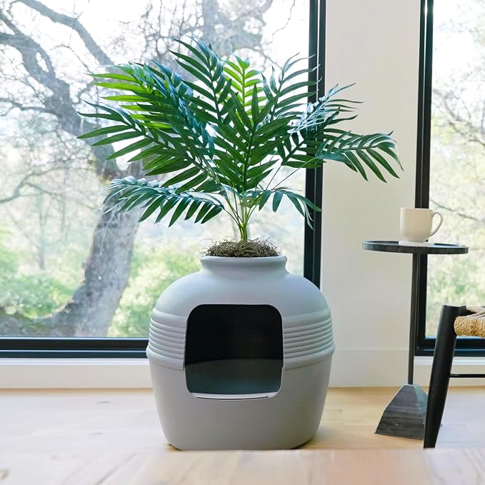 Good Pet Stuff Hidden Litter Box Planter, Decorative Cat Litter Enclosure - Image 12