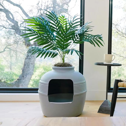 Good Pet Stuff Hidden Litter Box Planter, Decorative Cat Litter Enclosure - Image 12