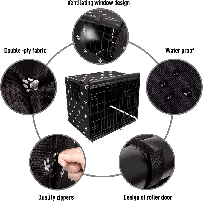 Pet Prime Dog Crate Cover 42 Inch - Image 2