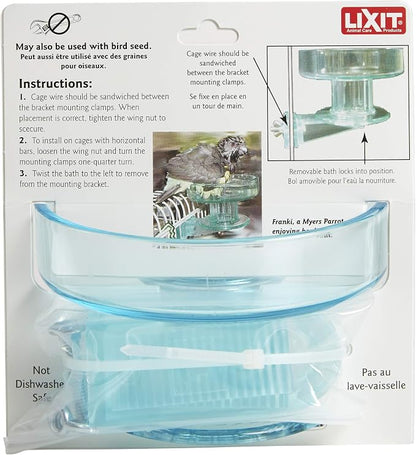 Lixit Quick Lock Bird Cage Bath - Image 8