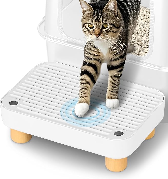 Litter Box Step, Litter Box Ramp/Catcher by Aothey