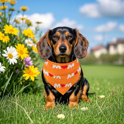 30 Pcs Mothers Day Small Dog Bandanas Bulk 25 Inch Love Mom Dog Bandanas - Image 7