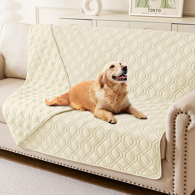 hyha Waterproof Dog Bed Blanket, Soft Pet Blankets, Waterproof Couch Cover by hyha