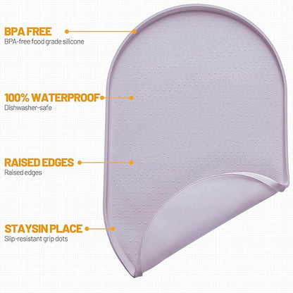 Hubulk 100% Waterproof Silicone Pet Feeding Mat - Image 2