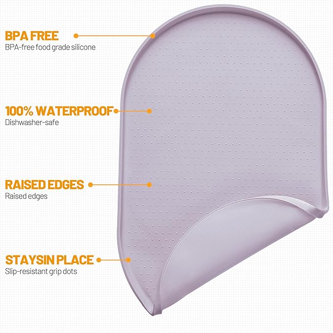 Hubulk 100% Waterproof Silicone Pet Feeding Mat - Image 2