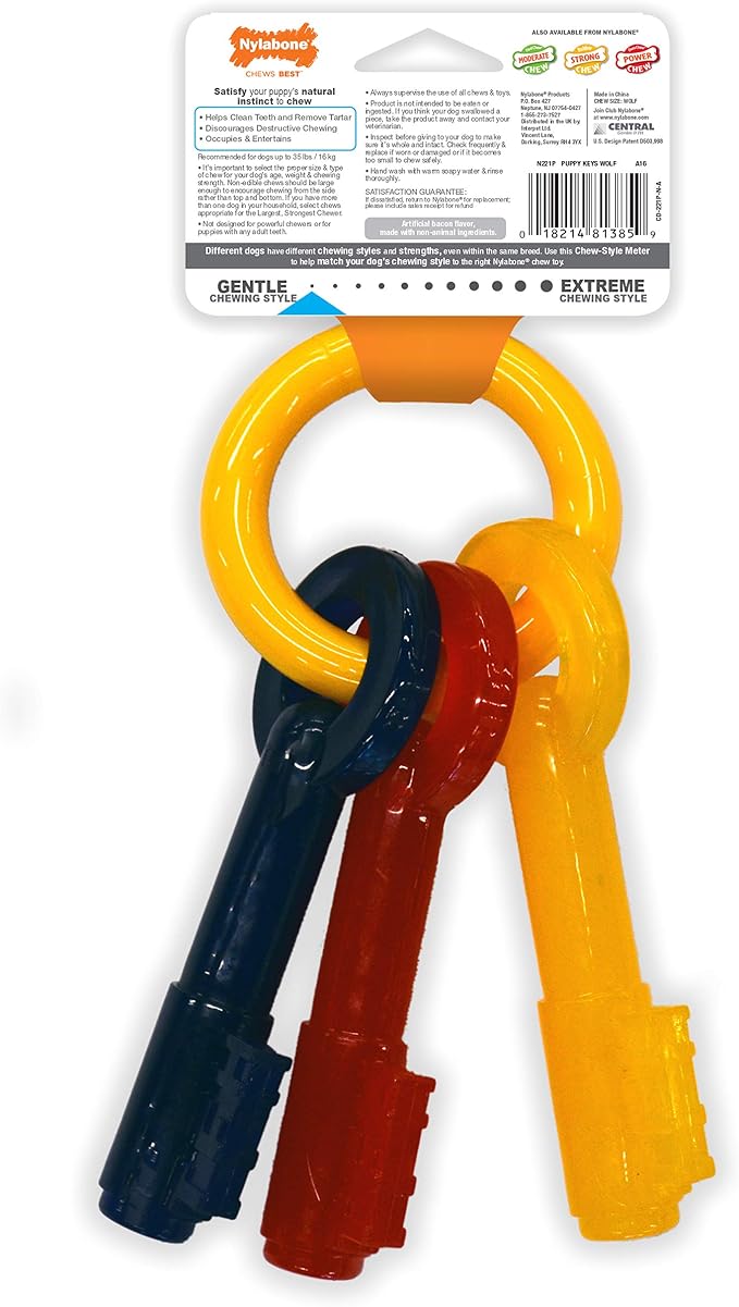 Nylabone Puppy Chew Key Ring Toy, Toys - Image 9