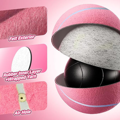 HETOO Large Dog Tennis Balls: 9.5 inch Pink Dog Toys- Giant Big Outdoor Dog - Image 5