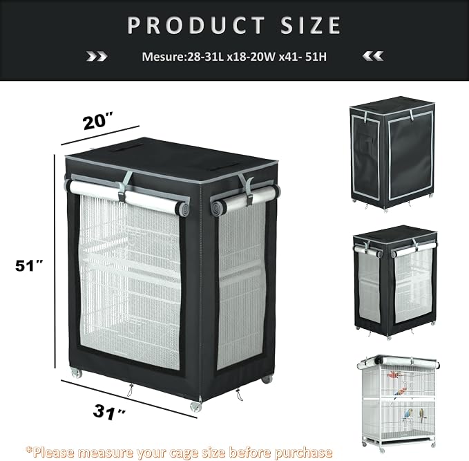 Universal Large Bird Cage Cover - Image 2