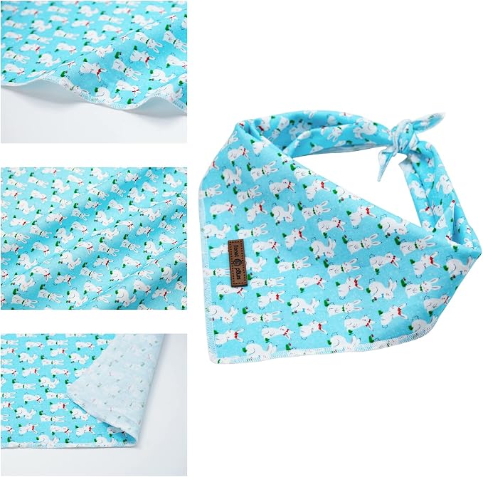lionet paws Easter Bunny Dog Bandana - Image 2