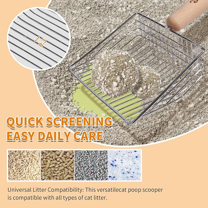 Cat Litter Scoop Metal Litter Scooper - Image 3