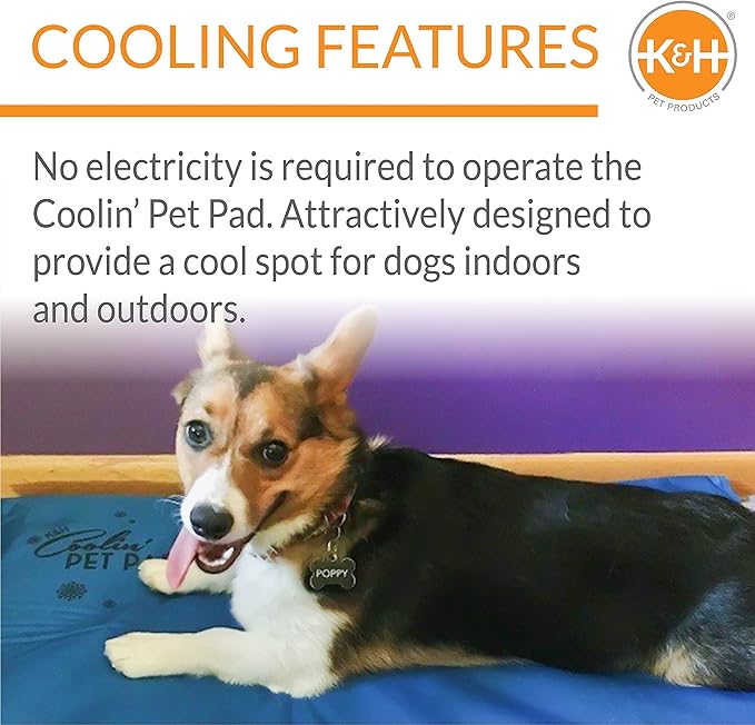 K&H Pet Products Coolin' Pet Pad Dog Mat, Portable Dog Cooling Mat - Image 4