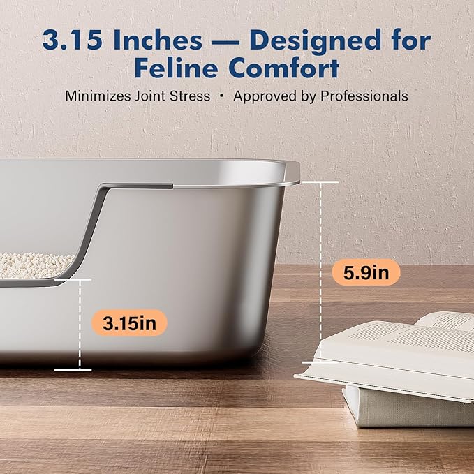 Stainless Steel Cat Litter Box - Image 4