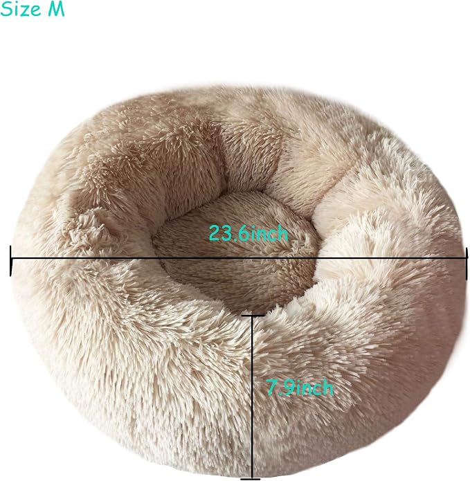 BODISEINT Modern Soft Plush Round Pet Bed - Image 6