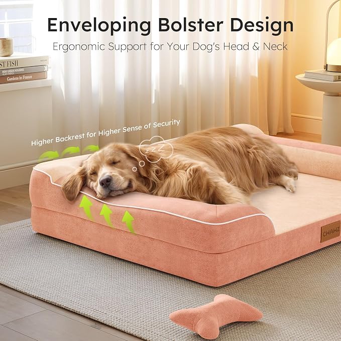 XXL Dog Bed for Extra Large Dogs, Giant Orthopedic Dog Bed - Image 4