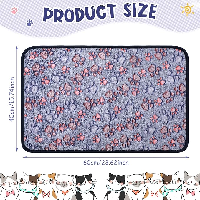 Tatuo 4 Pcs Dog Blanket for Pet Cat Blankets Indoor Puppy Teething Stuff Toys - Image 6