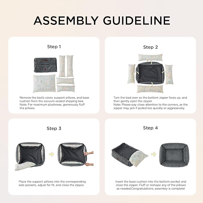 Bedsure ComfyFleece™ Cute Dog Beds Large Sized Dog - Image 6
