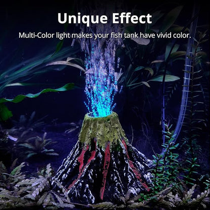 NICREW Aquarium Volcano Ornament Kit, Bubbler Decorations - Image 2