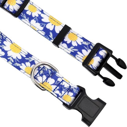 Reflective Dog Collar, Adjustable Soft Neoprene Padded Nylon Pet Collars - Image 3